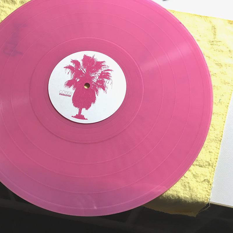 12-inch pink record